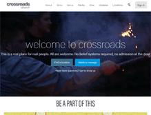 Tablet Screenshot of crossroads.net